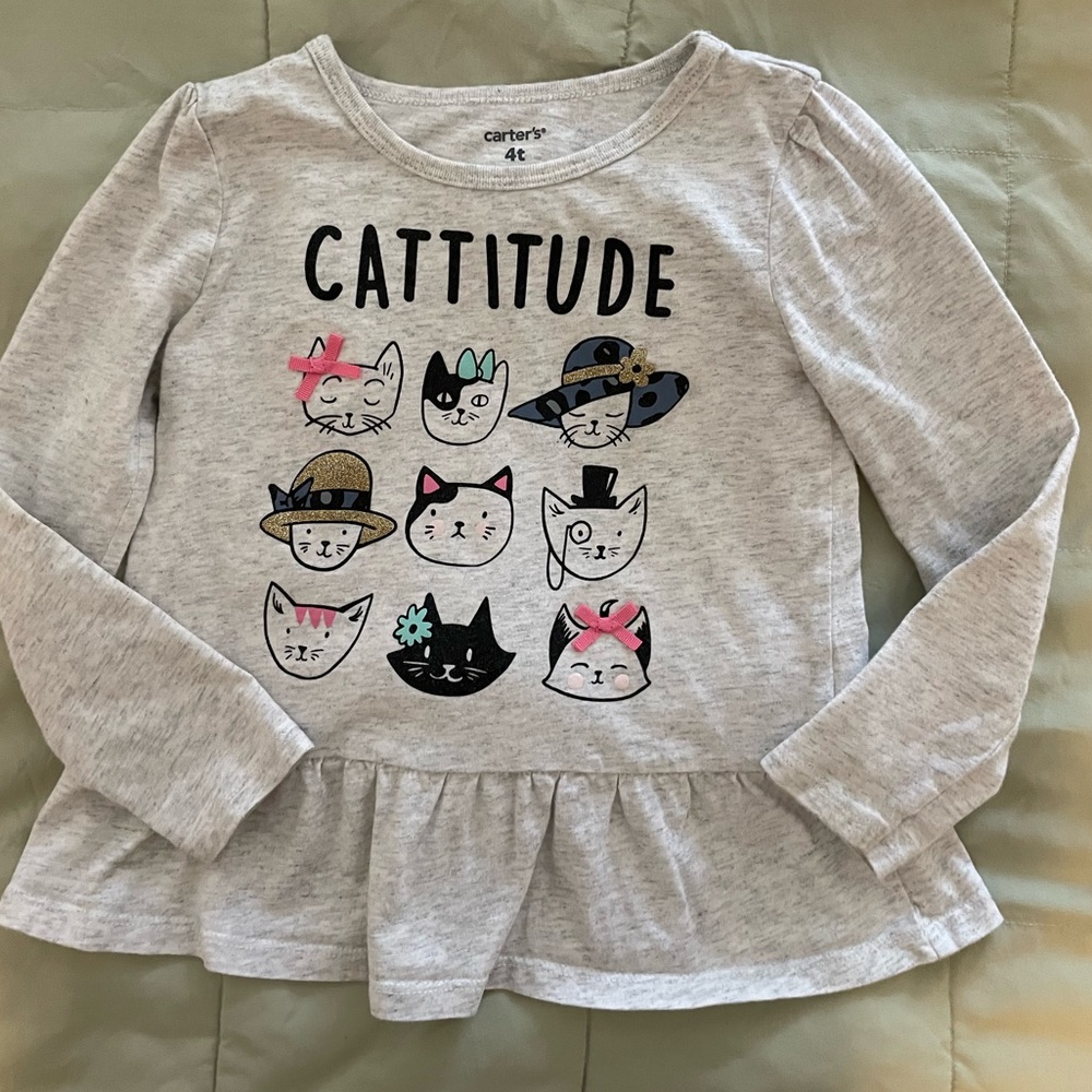 Girls Carters 4t t shirt